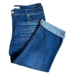 Est 1946‎ Denim Capri Jeans Womens Size 16 Mid Rise Cuffed Blue